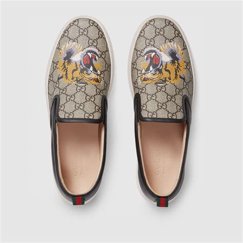 cheap gucci tiger|Gucci tiger slip on.